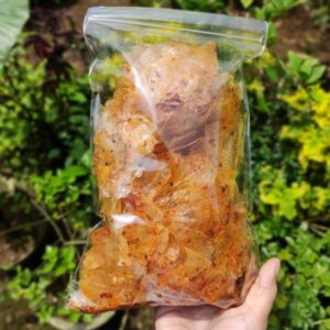 Keripik kaca pedas daun jeruk 300gr